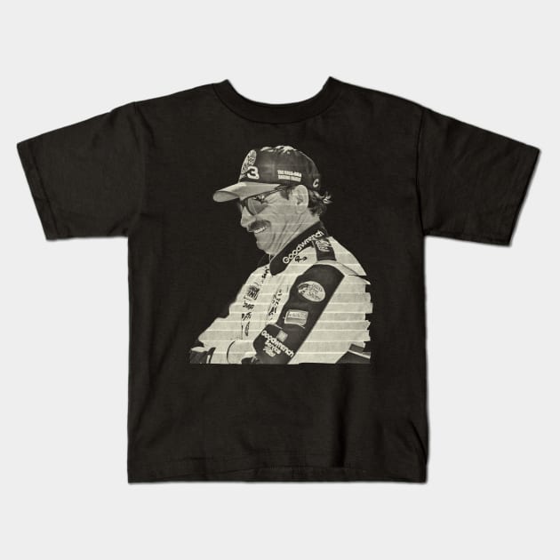 Dale Earnhardt - paper tape Kids T-Shirt by PAPER TYPE